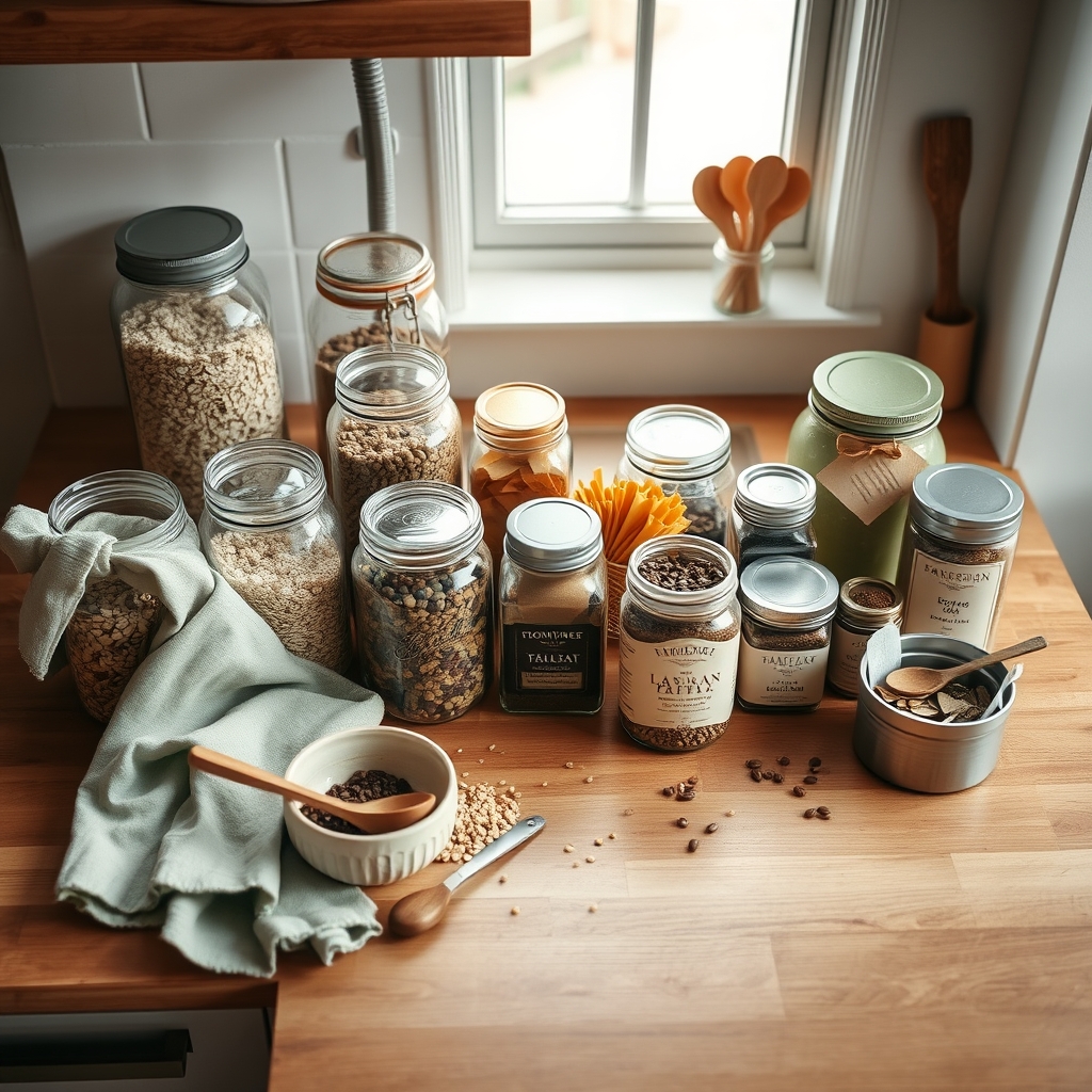Small Kitchen Organization with Containers You Already Own